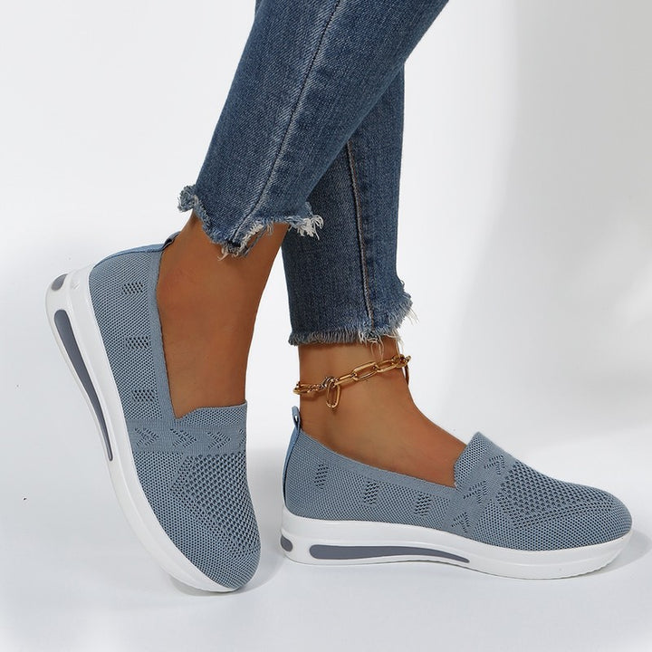 Dame åndbare Slip-On Sneakers med komfortsål Stilla