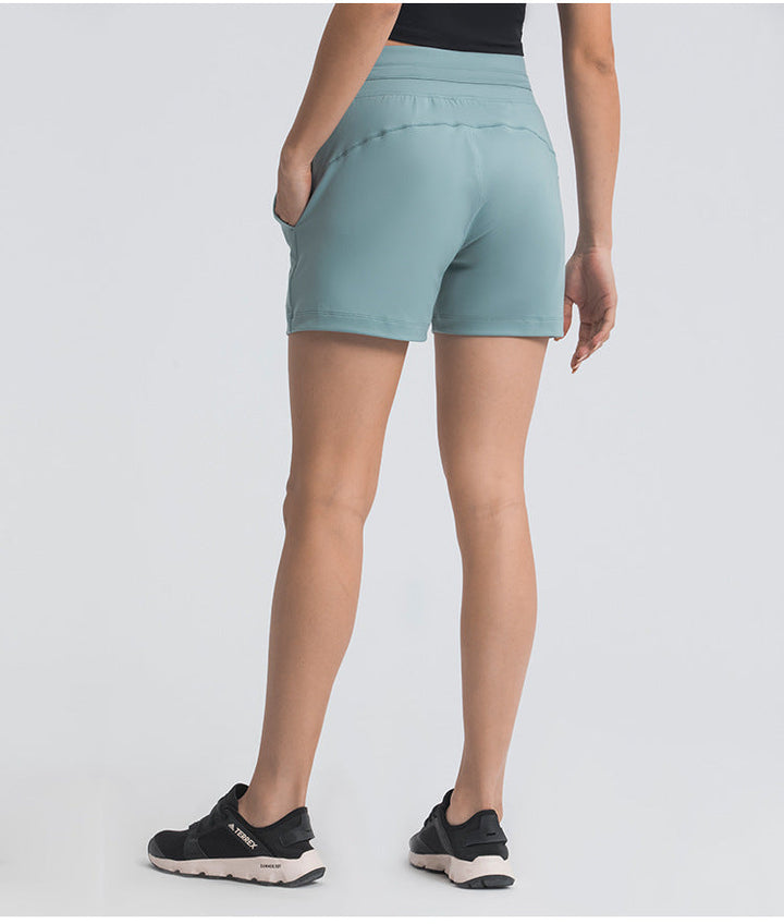 Stilla | Talje Yoga Shorts Til Kvinder