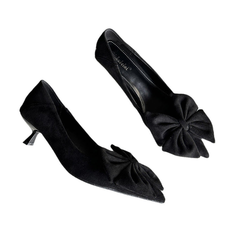 Dame elegante Sling-Pumps med moderigtigt sløjfedesign Stilla
