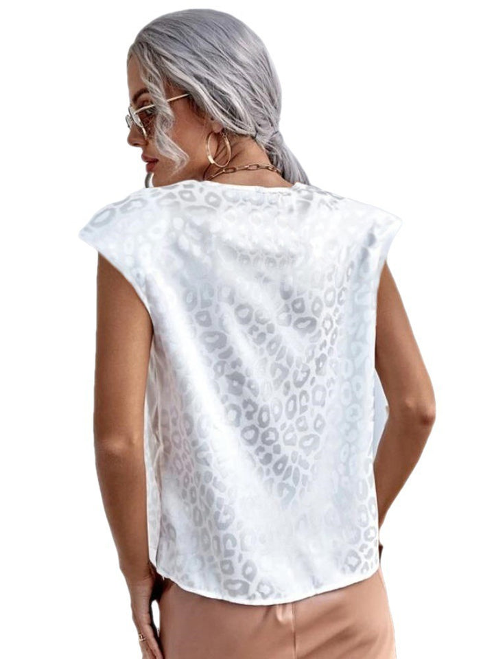 Dame moderigtig T-shirt med dyreprint Stilla