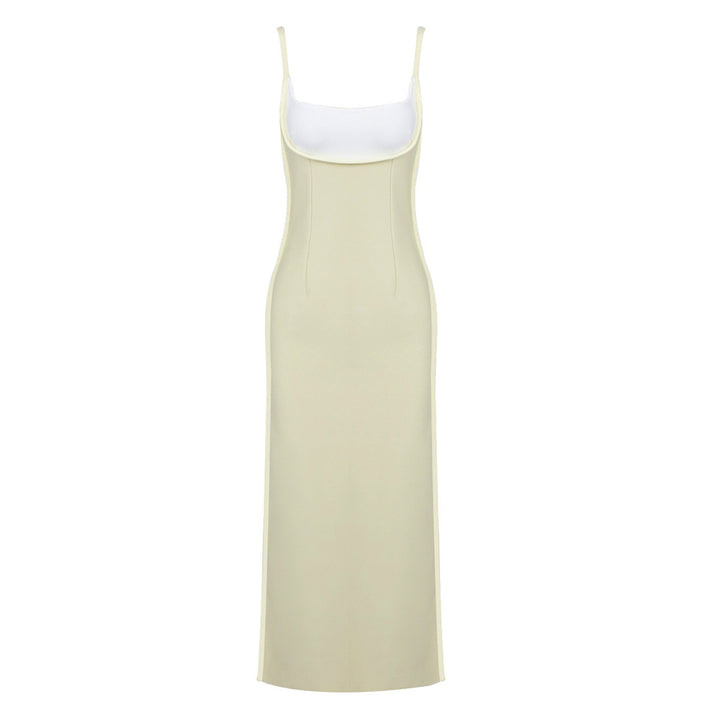 Dame Maxikjole med elegant bustier-indsats Stilla