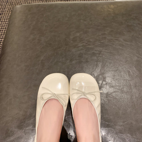 Dame ballerina sko med moderne sløjfedetail Stilla