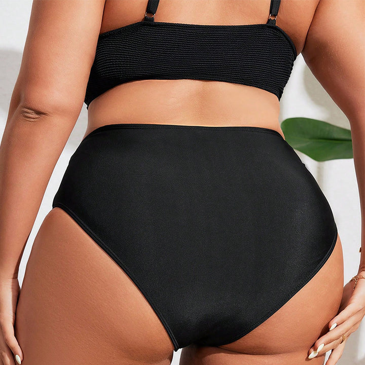 Dame High-Waist Bikiniunderdel med innovative cut-out-detaljer Skovae