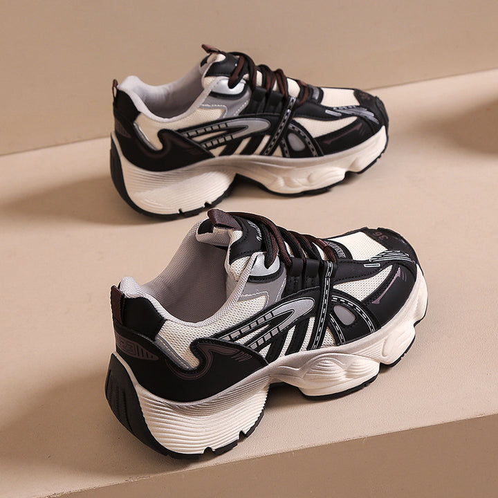 Dame Sporty Løbesneakers med dæmpende teknologi og åndbart overmateriale Stilla