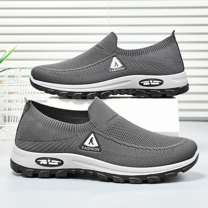 Femme Let Slip-On Sport Sneakers med Åndbart Strikdesign Stilla