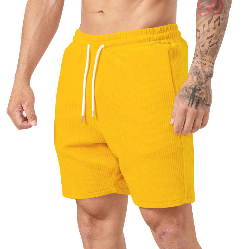 Herre fritidsshorts med elastisk talje og praktiske sidelommer Stilla