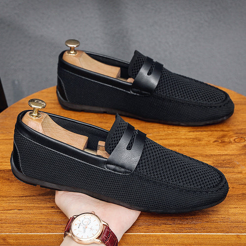 Herrer Åndbar Mesh Slipper Stilla