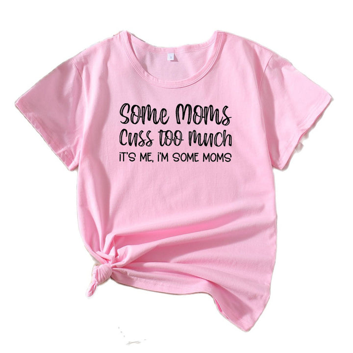 Dame Fritids Humoristisk Grafik T-shirt Stilla 1751262355