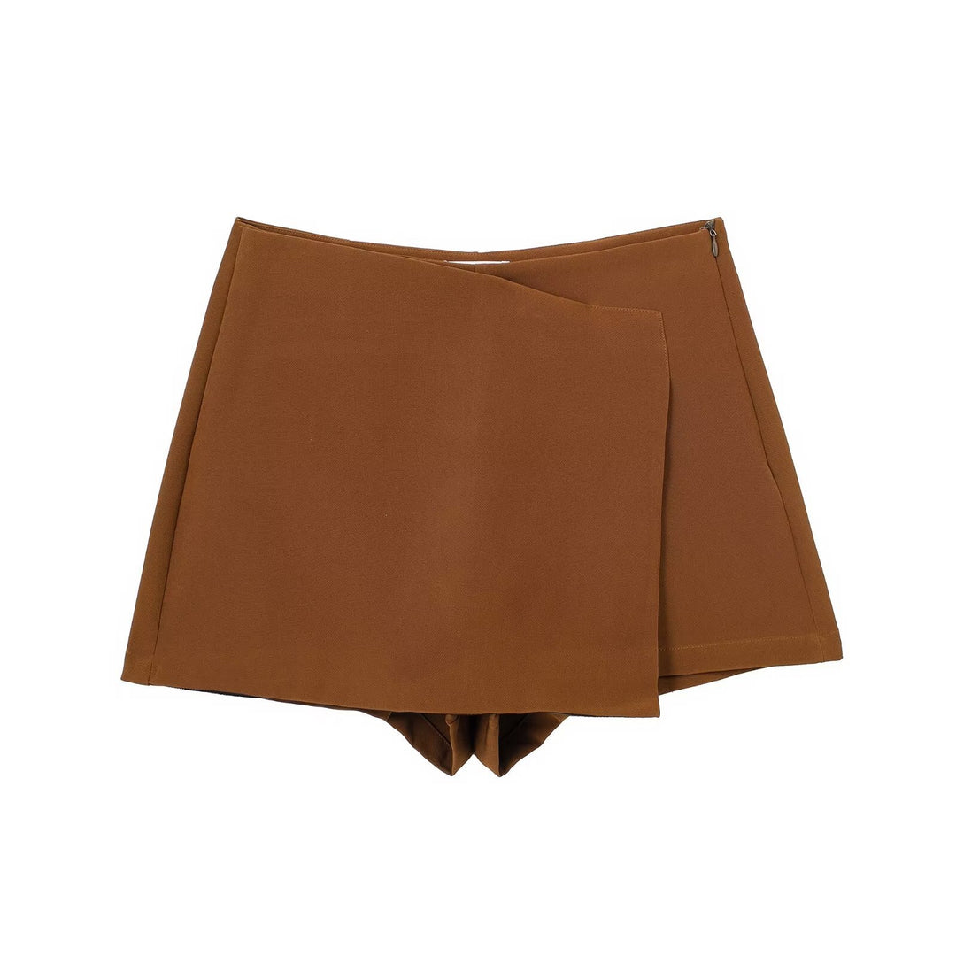Dame sportlige shorts med elegant lagdesign Skovae
