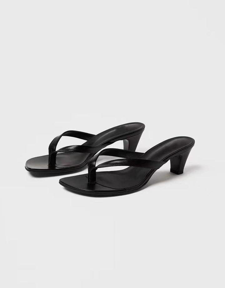 Femme High-Heel Thong Slide Sandaler Stilla