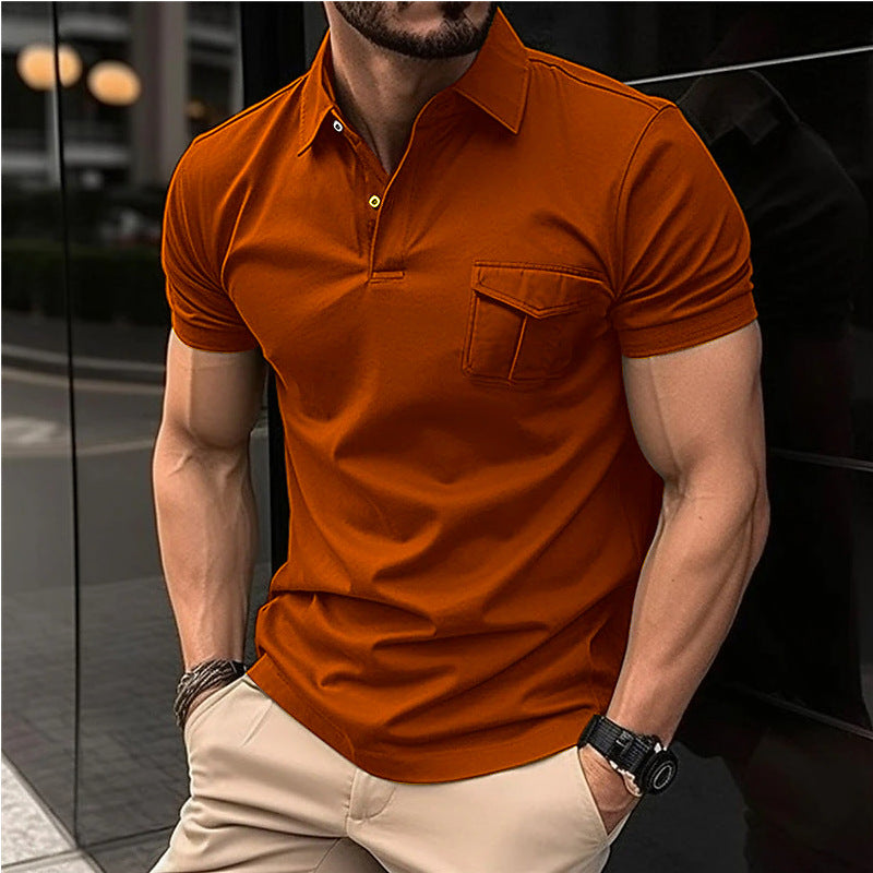 Herre Poloshirt med moderne snit og praktisk brystlomme Stilla