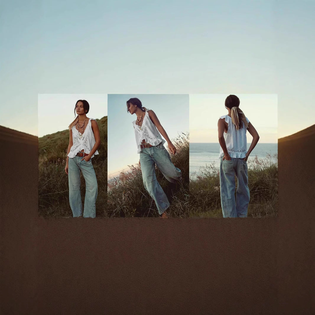 Dame Relaxed Fit Jeans med afslappet design Stilla