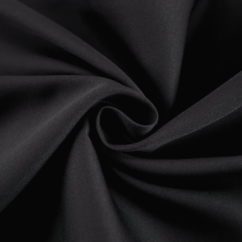 Dame elegante High-Waist Palazzo-bukser med bredt ben og dekorative folder Stilla