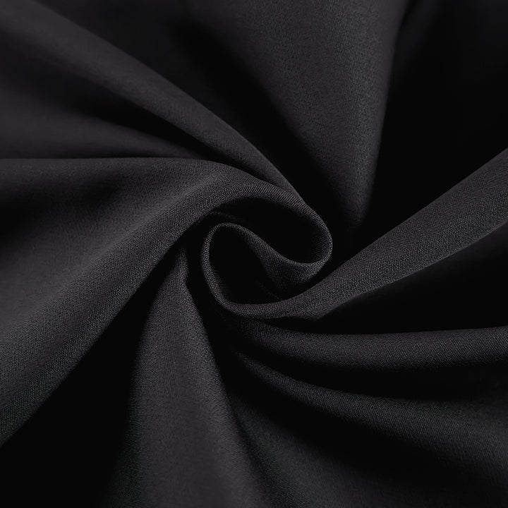Dame elegante High-Waist Palazzo-bukser med bredt ben og dekorative folder Stilla
