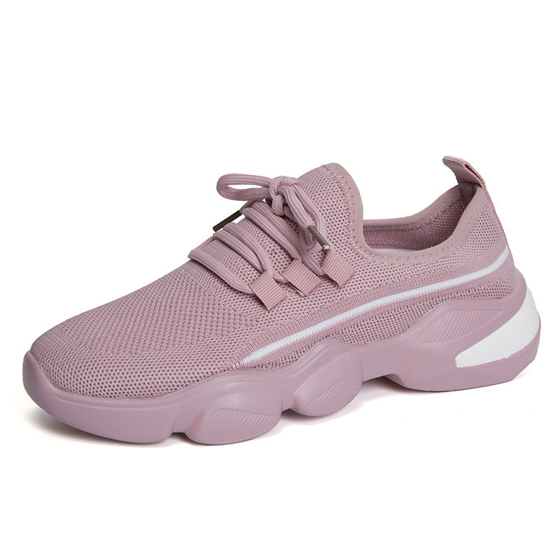 Dame åndbare sneakers med støddæmpende sål og elastisk overdel Stilla