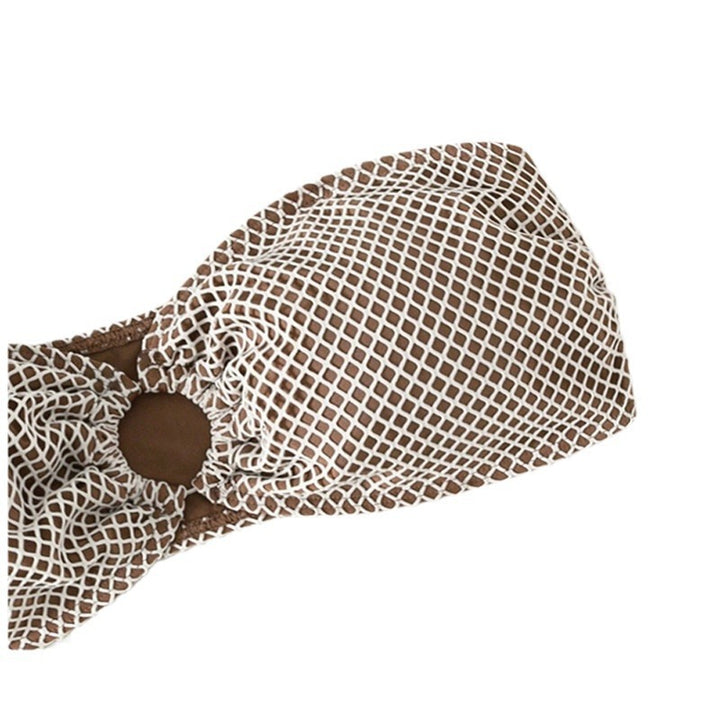 Dame net-bikini med ring-detaljer Skovae