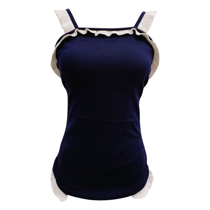 Dame one-piece badesuit med ruffles og sporty design Skovae