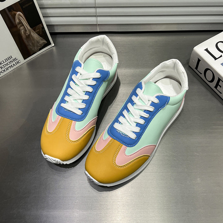 Dame mode Sneakers med farverige accenter og åndbart overmateriale Stilla