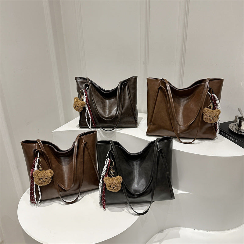 Dame Stilfuld Kunstlæder Tote Bag Stilla