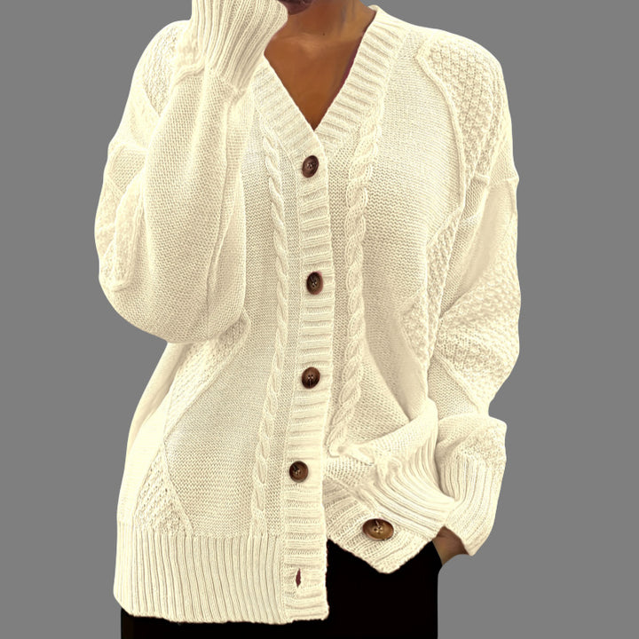 Kvinders cardigan i afslappet oversized stil Stilla