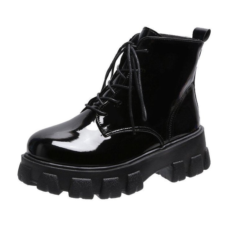 Dame Trendy Snørestøvler med robust Gummisål og moderigtigt Design Stilla