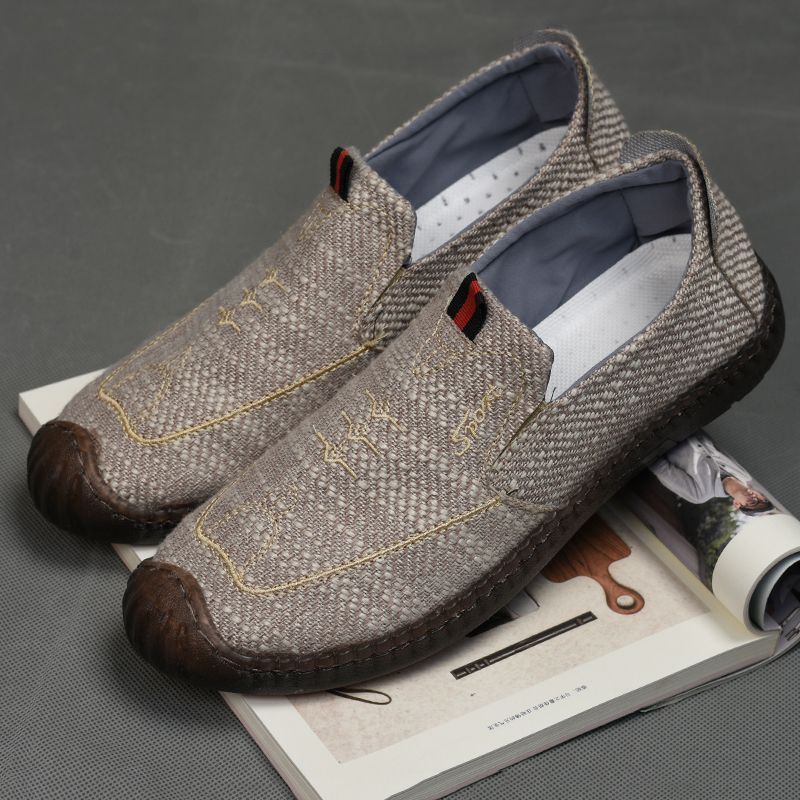 Herrer Behagelige Slip-On Fritidssko med fleksibelt Overmateriale og skridsikker Såle Stilla