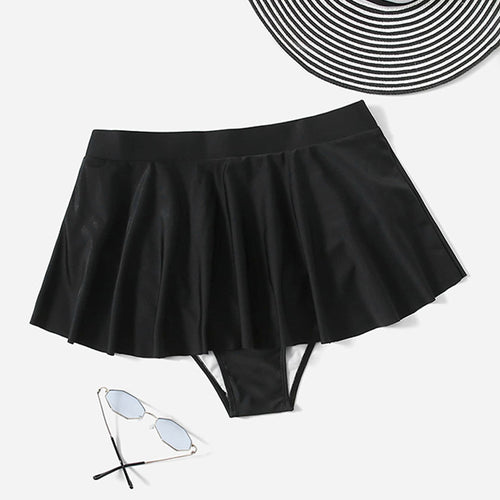 Damer badeshorts med integreret bikini-trusse Skovae
