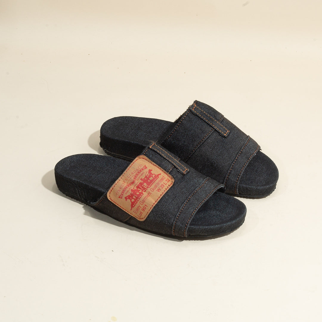 Dame Slipper med afslappet Denim-design og skridsikker sål Stilla