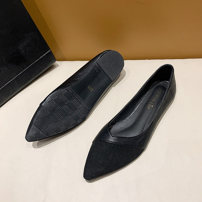 Dame nan spitze slip-on halvskor i materialmix med ergonomisk komfortfodbetræk og fleksibel profil sål Skovae