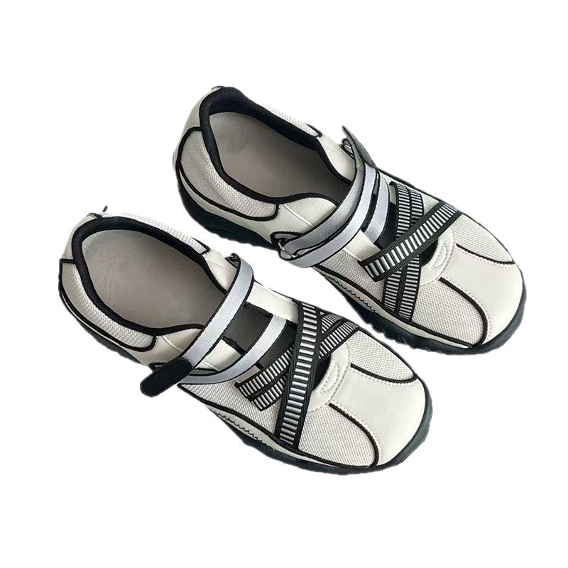 Dame Komfortable Outdoor-Sneakers med justerbare remme Stilla