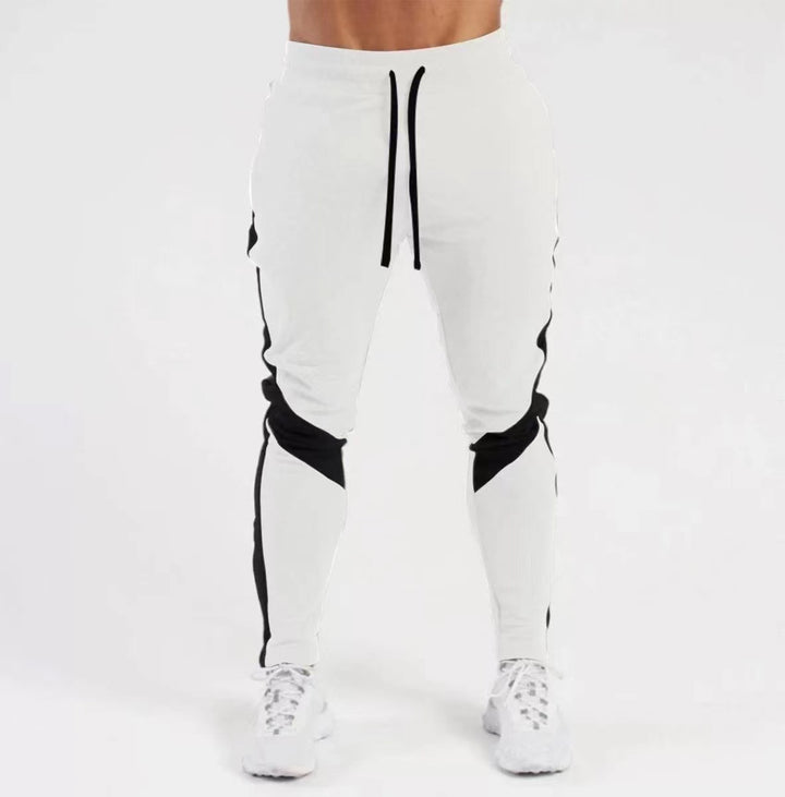 Herrer Sporty Slim-Fit Joggingbukser med Kontrastdetaljer Stilla