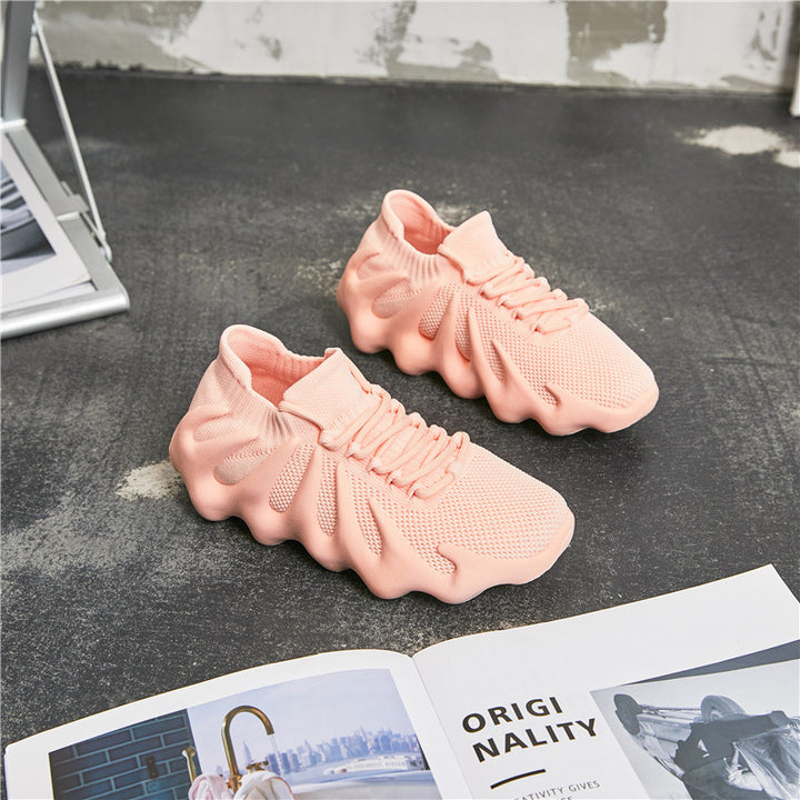 Dame Åndbare Lifestyle Sneakers med unikt design og fleksibel sål Stilla
