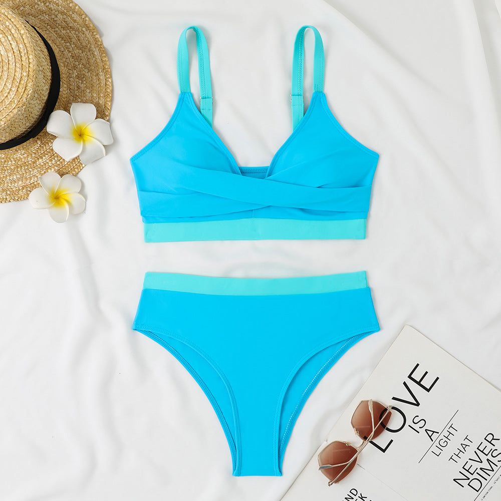 Dame Sporty bikini med moderne indpakningsdesign Skovae