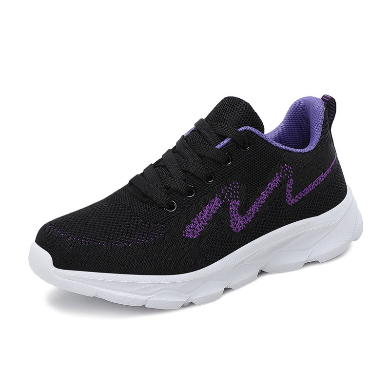 Unisex nan ultralet hverdags sneakers med sømløst mesh-overdel, ergonomisk honningcomb mellemsål og skridsikker profilsål Skovae