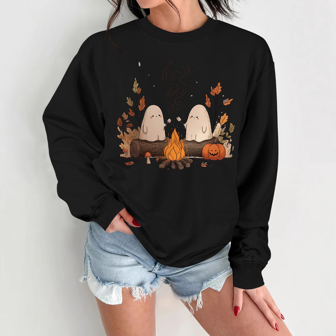 Kvinders sweatshirt med legende spookymotiv og behagelig pasform Stilla