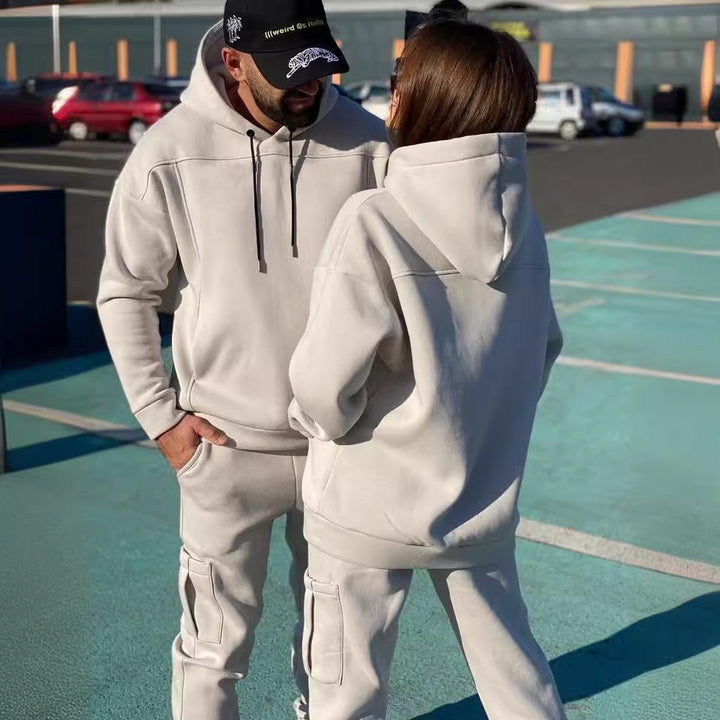 Dame Komfortabel Hoodie- og Joggingdragt-Sæt Stilla