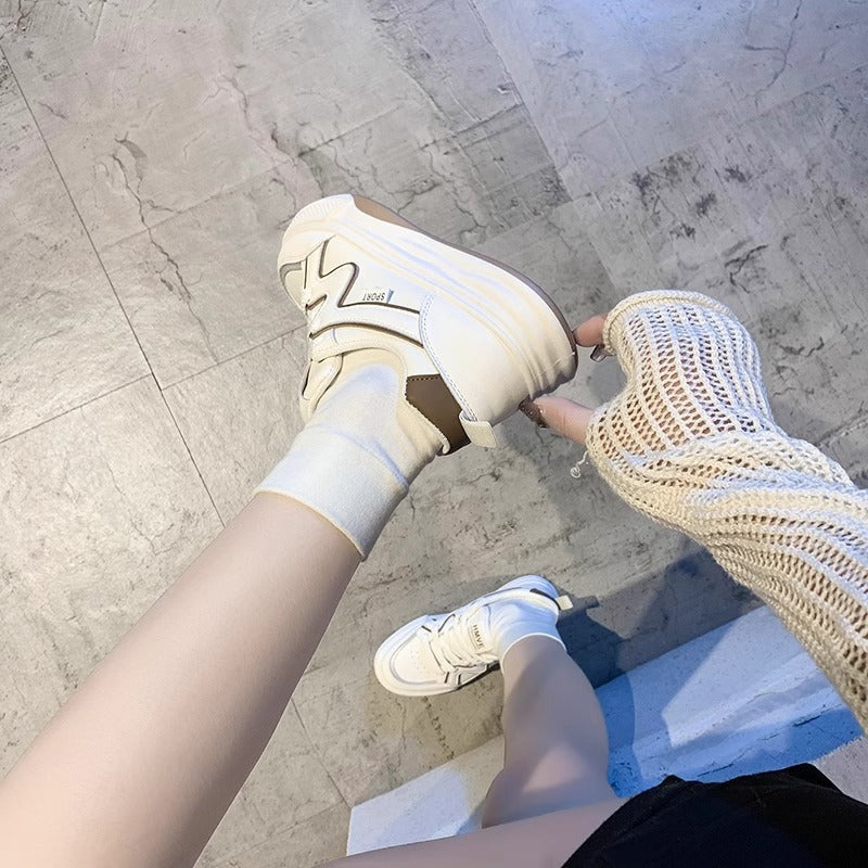 Dame fritids-sneakers med sportivt design og polstret sål Stilla