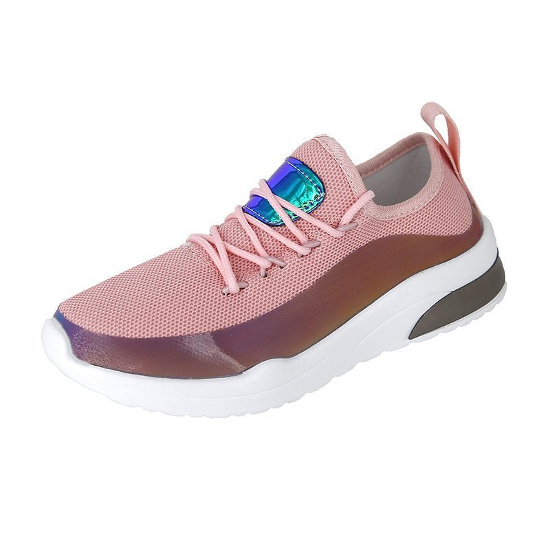 Dame åndbare sportsneakers med reflekterende detalje Stilla