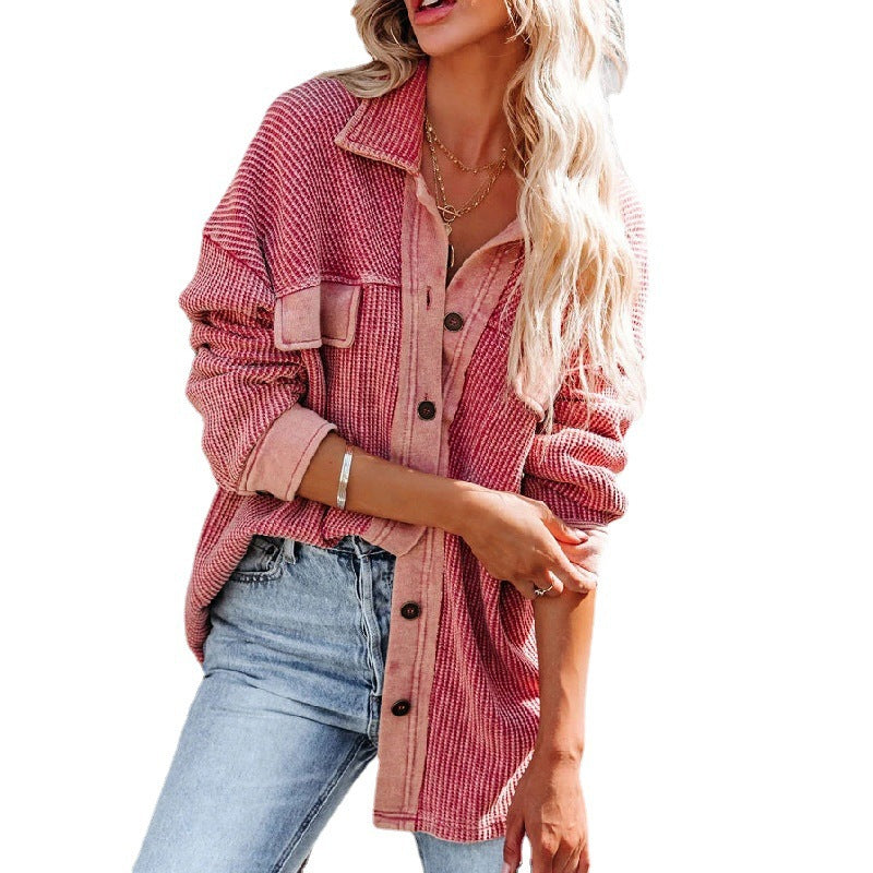 Dame Oversized Skjortejakke Stilla