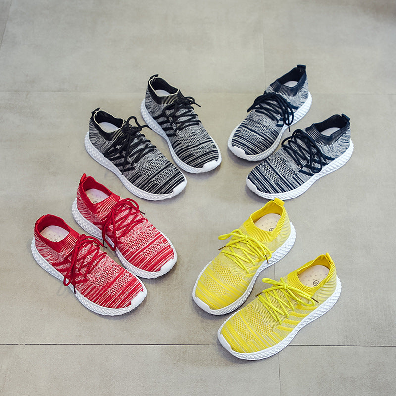 Dame åndbare Slip-On Sneakers med elastisk overdel Stilla