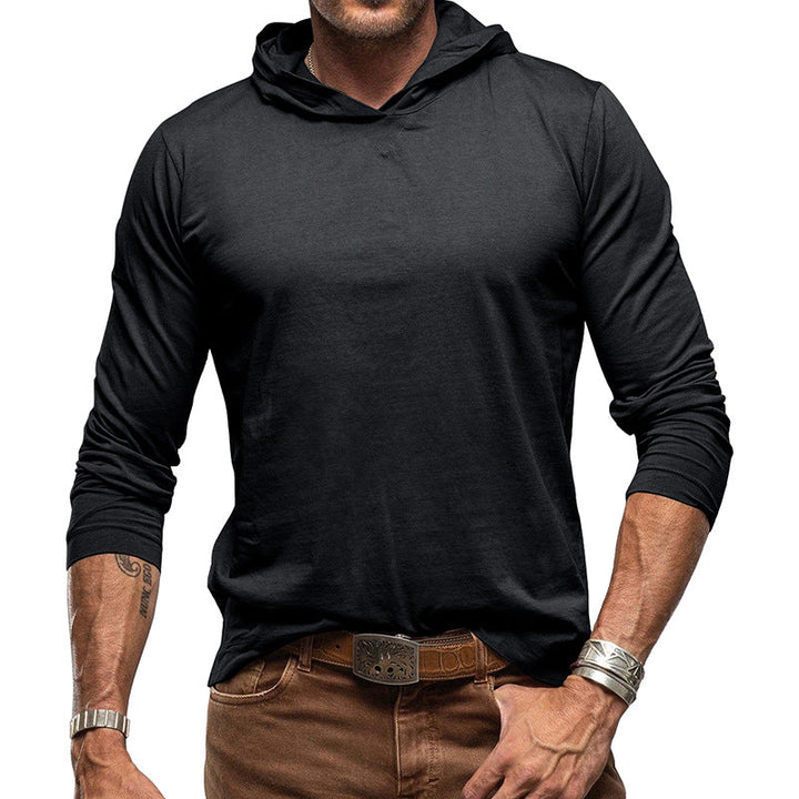 Stilla | Hættepullover Slim Fit Langærmet Let Bomuldsstrik minimalistisk Stil