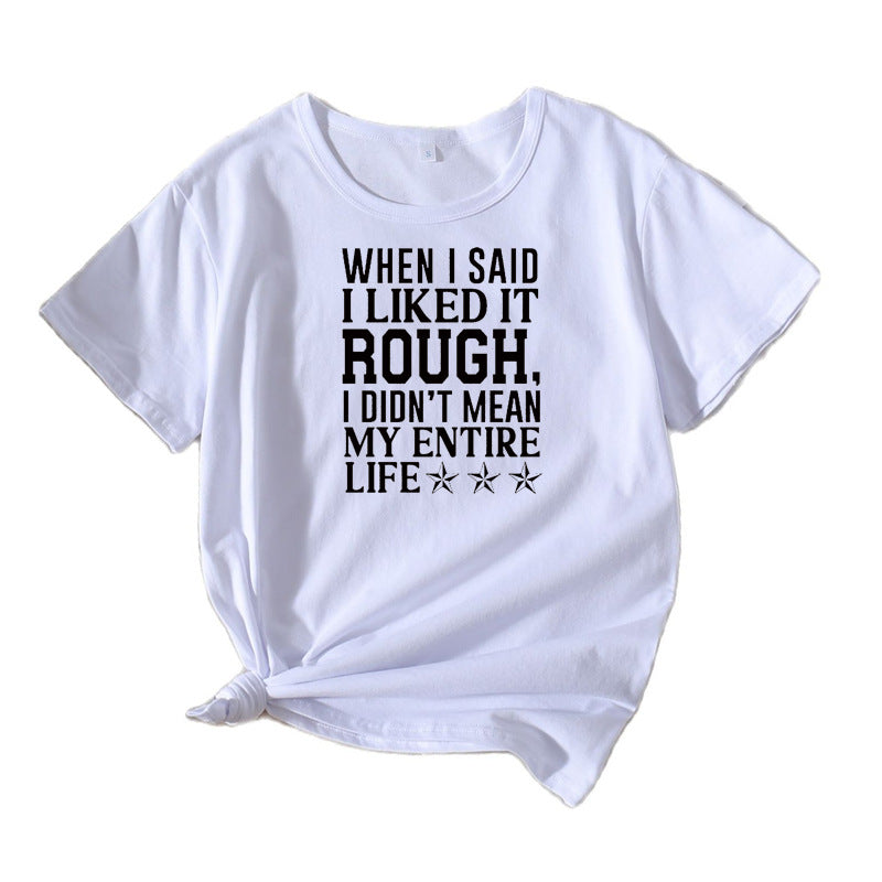 Dame Fritids Slogan Top Stilla