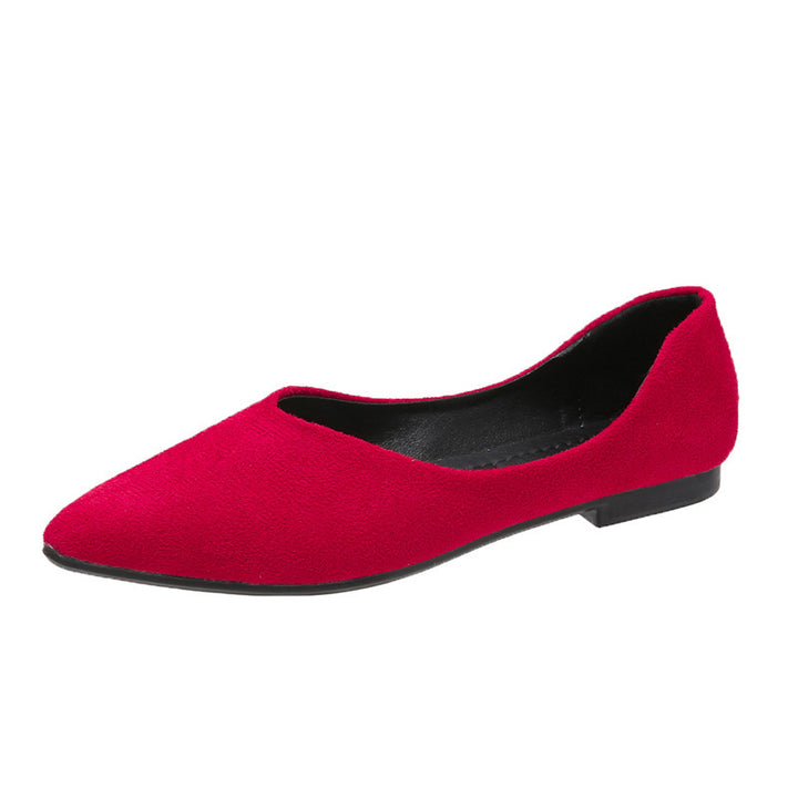 Dame elegante spids Ballerinas med blødt overmateriale og skridsikker sål Stilla