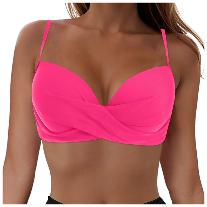Dame Elegant Bikini top med indpakningsdesign Skovae
