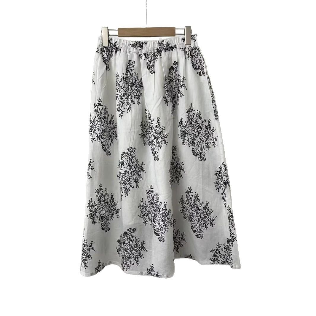 Dame Floral Print Relaxed Culotte Bukser Stilla