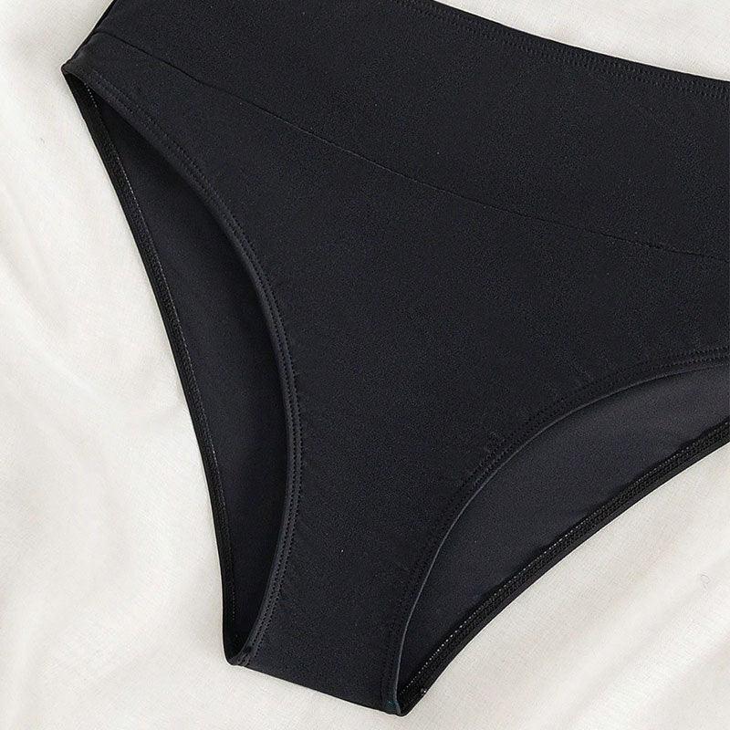 Dame Sport-Bikini med høj talje og brede stropper Skovae