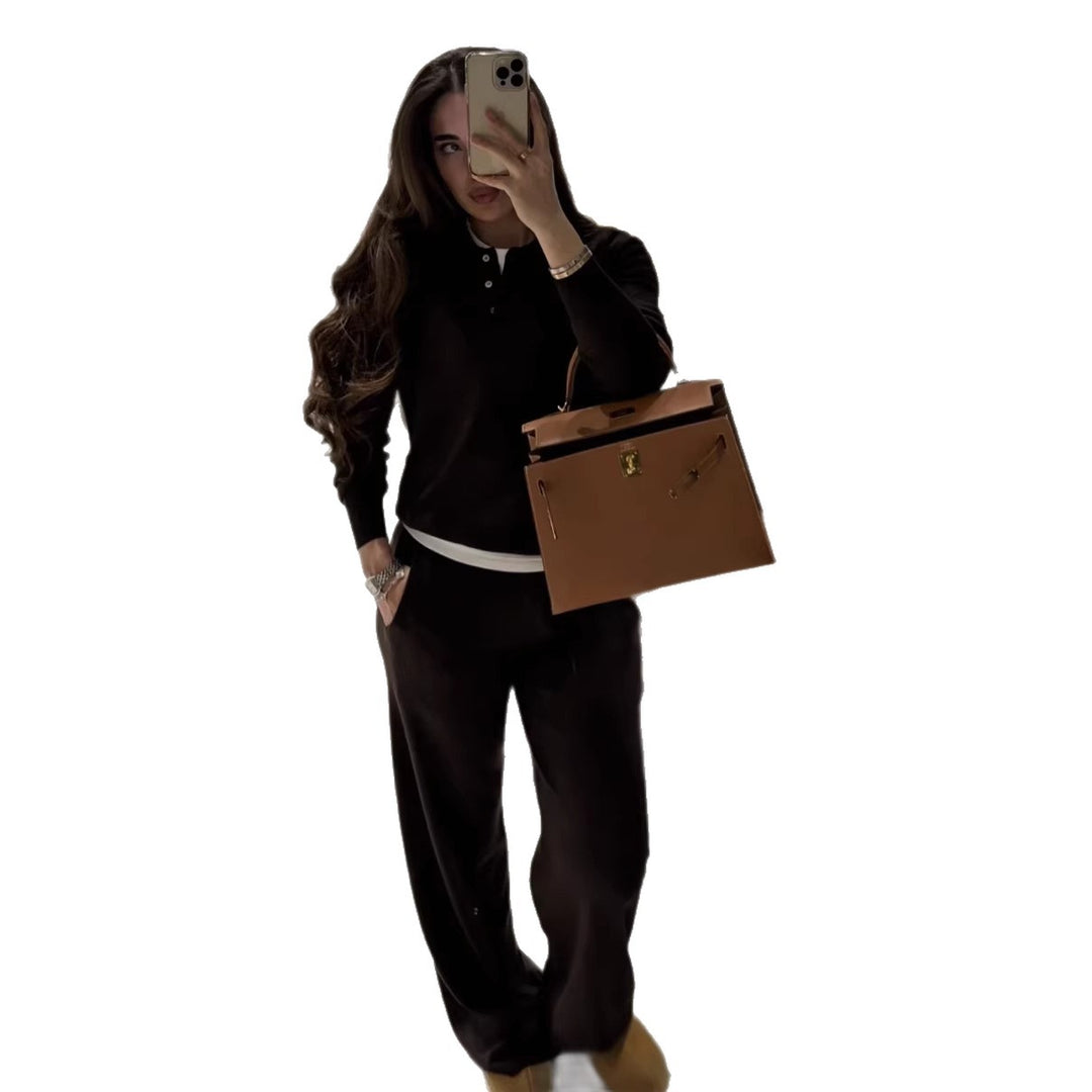 Kvinders elegante premium loungewear sæt med moderne snit og åndbart stof Stilla