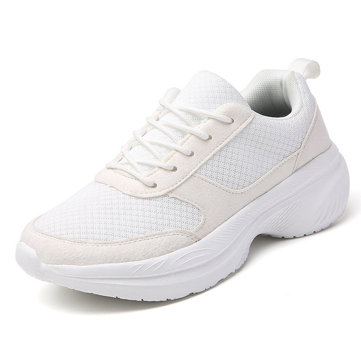 Herre nan polstret komfort-gang-sneaker med åndbart mesh-overdel og ergonomisk dæmpningssål Skovae