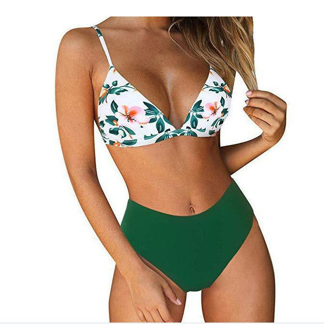 Femme Højskåret Trekant-Bikini-Sæt Stilla