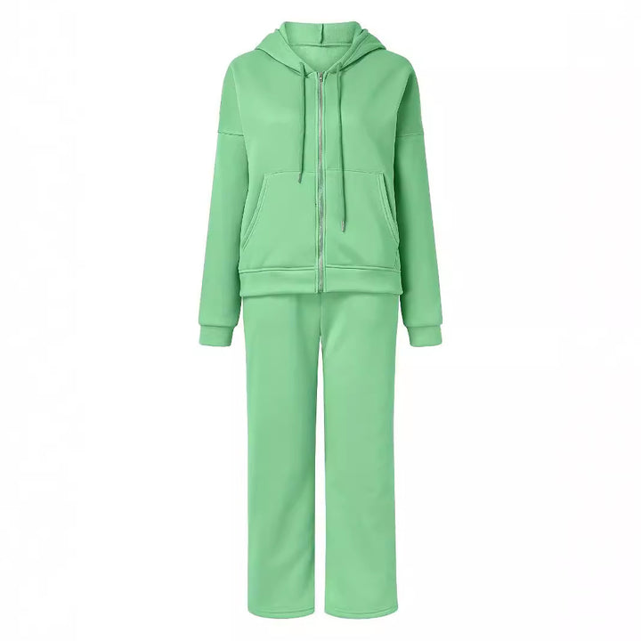 Dame Sporty Hoodie og Bukser Sæt Stiila